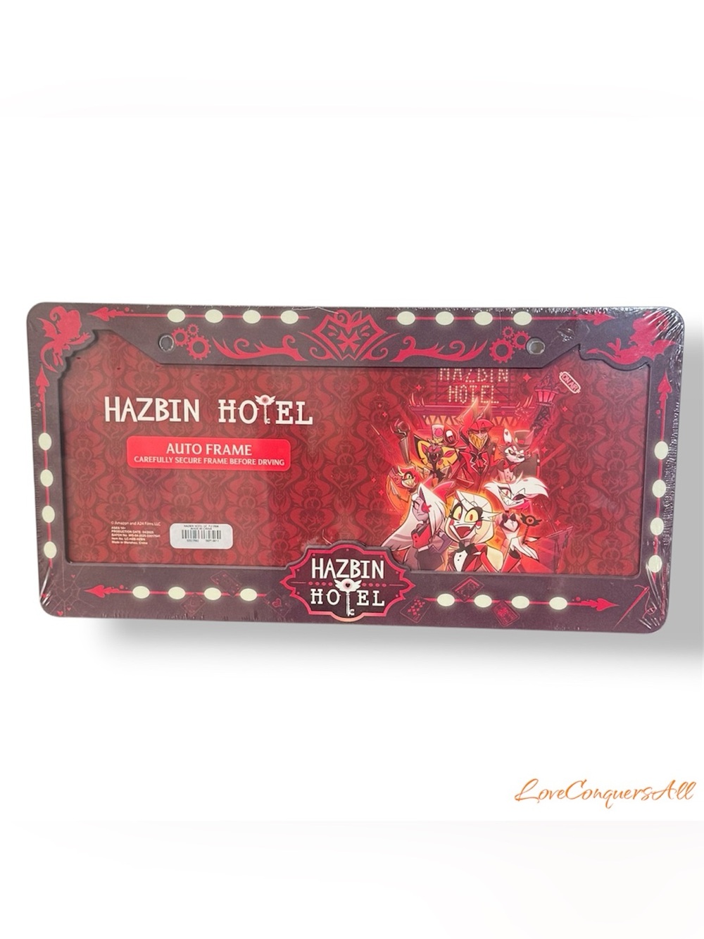 Hazbin Hotel Icons License Plate Frame